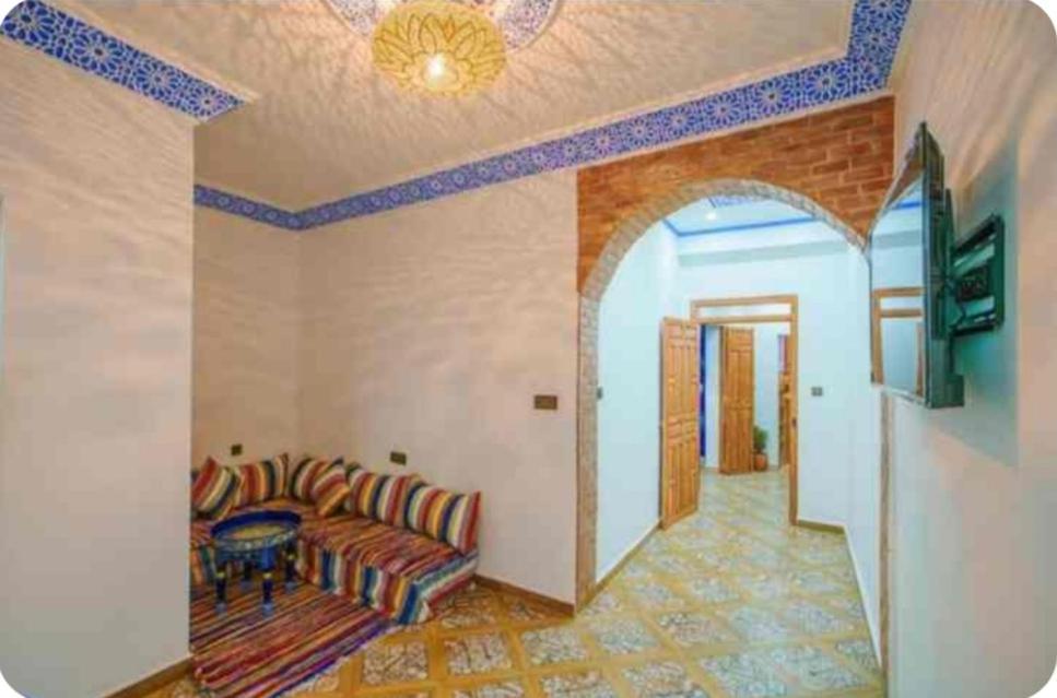 Dar Artisanat Hotell Chefchaouen Rum bild
